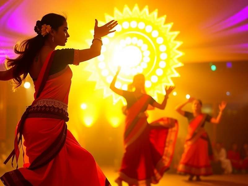 Bright Navratri Cultural Event